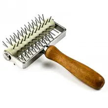 Инструменты для выпечки DIY нержавеющая сталь для пиццы печенья тесто ролик кондитерский пирог иглы колеса резак швейная машина хлеб Дырокол