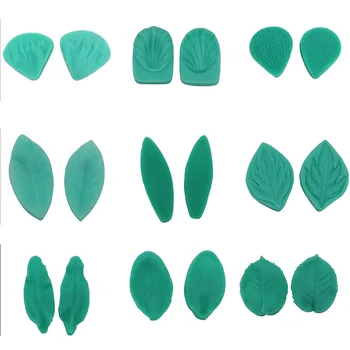 

2019 INS Hot Designer Diy Clay Flower Silicone Mold Leaf Petal Vein Stamp Mold Gypsum Mold Molde Silicone Clay Mold