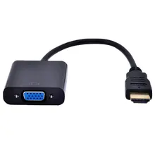 laptop to projector hdmi to vga cable converter adapter hdmi vga video convertor hdmi-vga cable male to female displayport to hdmi vga hd convertor white