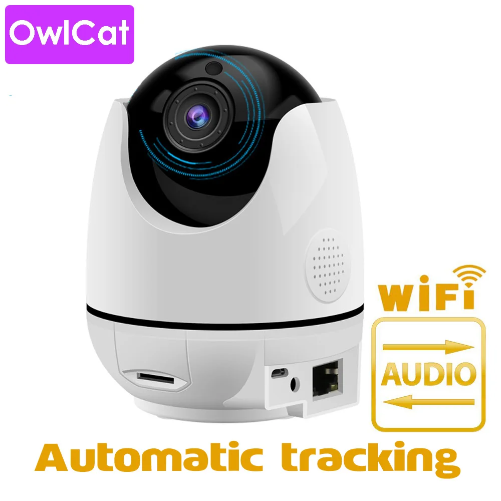 

Smart Intelligent Human Body Auto Tracking Wireless Dome IP Camera WiFi Home Baby Monitor Two Way Audio Talk Flash card Motion