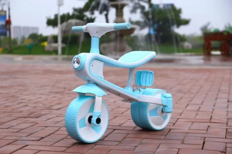 Многофункциональный трехколесный велосипед 3 в 1, детская коляска в виде машины, детский скутер, балансировочный автомобиль, детский трехколесный велосипед, детские игрушки в подарок