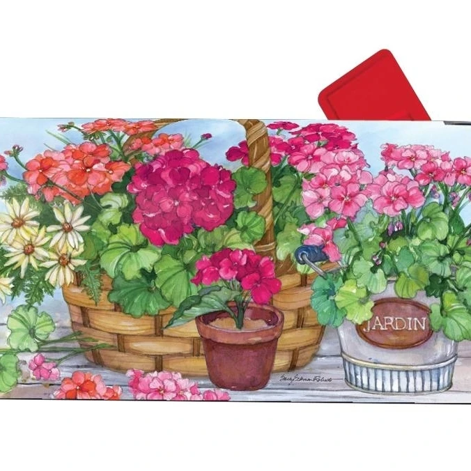 

Magnet Works Geranium Variety Magnetic Mailbox Wrap Cover #01663