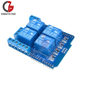 

DC 5V 4 Channel Relay Shield Development Board 4 CH Relay Control Switch Expansion Board for Arduino Motor LED Light Electronic