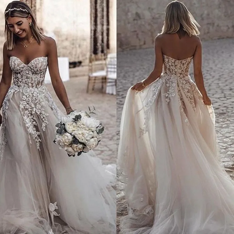 

Wedding Gowns Lebanon Backless Off Shoulder Fashion Bridal Gowns Lace Appliques Vestido De Noiva Abiye Robe De Mariee