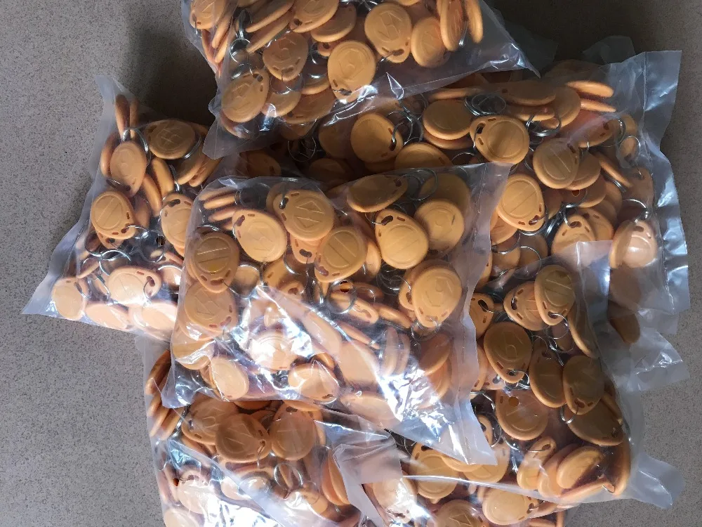 2000 шт./лот EM ID брелки rfid-тегов брелок карты 125 кГц близость маркер Управление доступом посещаемости EM4100 TK4100