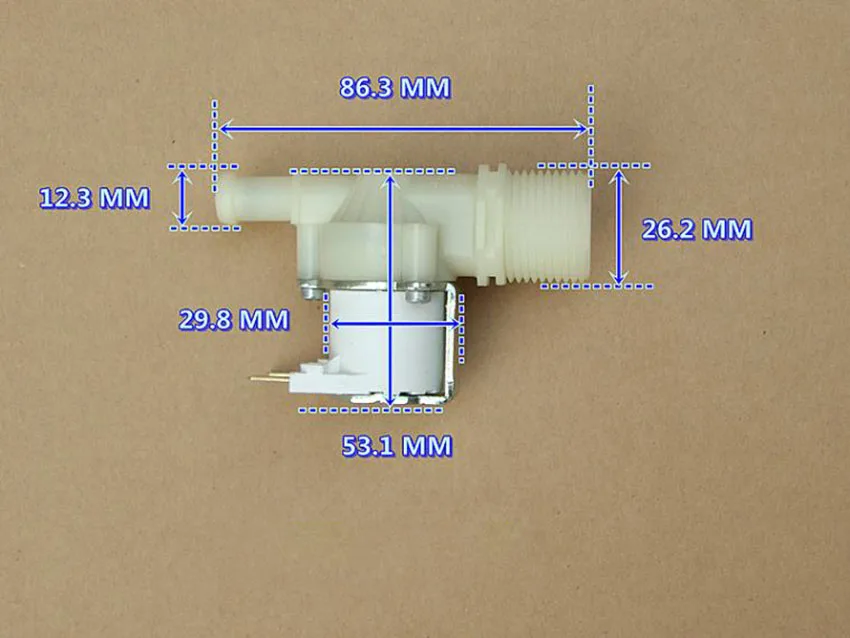 Двусторонний двухпозиционный электромагнитный клапан RPE DC24V нормально закрытый автоматический впускной клапан воды для кофемашины, льдогенератора