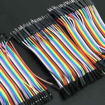 

Good Male To Female Dupont Wire Jumper Cable 11cm Colorful New 120pcs/set