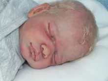 Rare limited edition SOLID SILICONE verson of Rio by Debbie authentic original reborn doll kit,collectibles