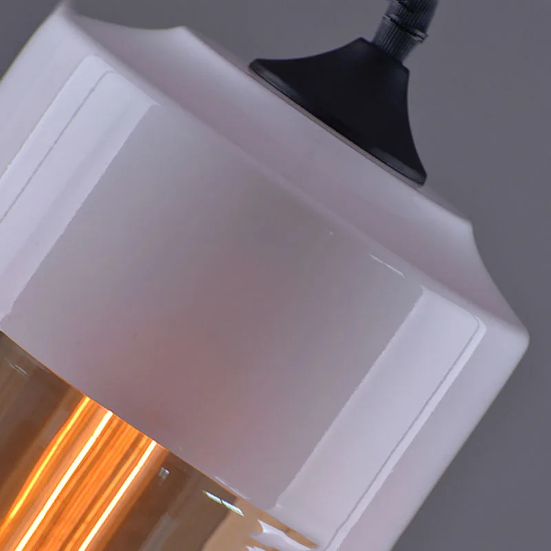 Vintage Retro Pendant Light Hanging Amber Glass Antique Loft Indoor Pendant Lamp Edison Decorative Drop Light Restaurant Pendant Light (15)