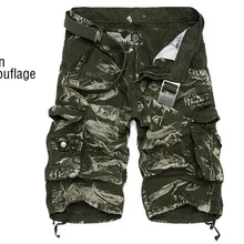 ZHUZIHAO новые шорты Карго мужские летние Топ дизайн камуфляж военные повседневные шорты Homme хлопок Модная брендовая одежда 29-40