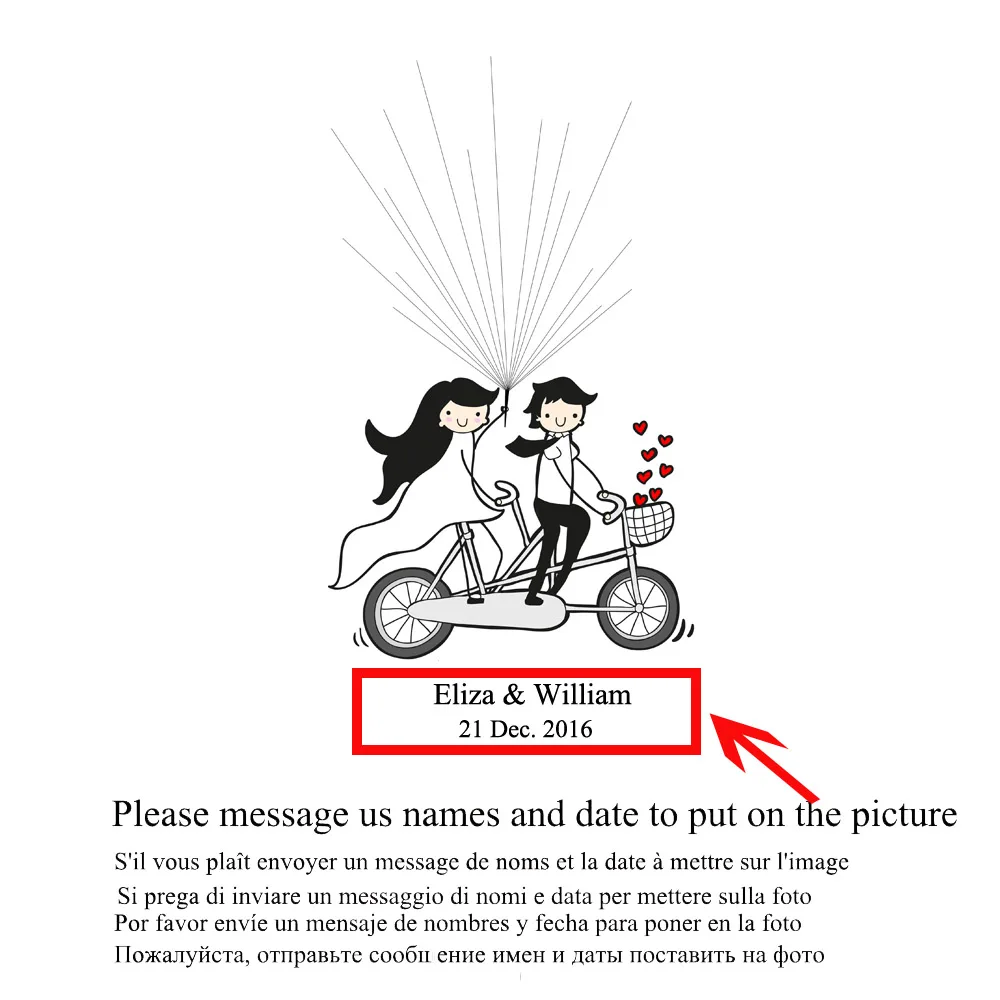 Custom-Bike-With-Couples-Heart-Art-Wedding-Guestbook-Alternative-Fingerprint-Heart-Poster-Wedding-Guest-Book-2