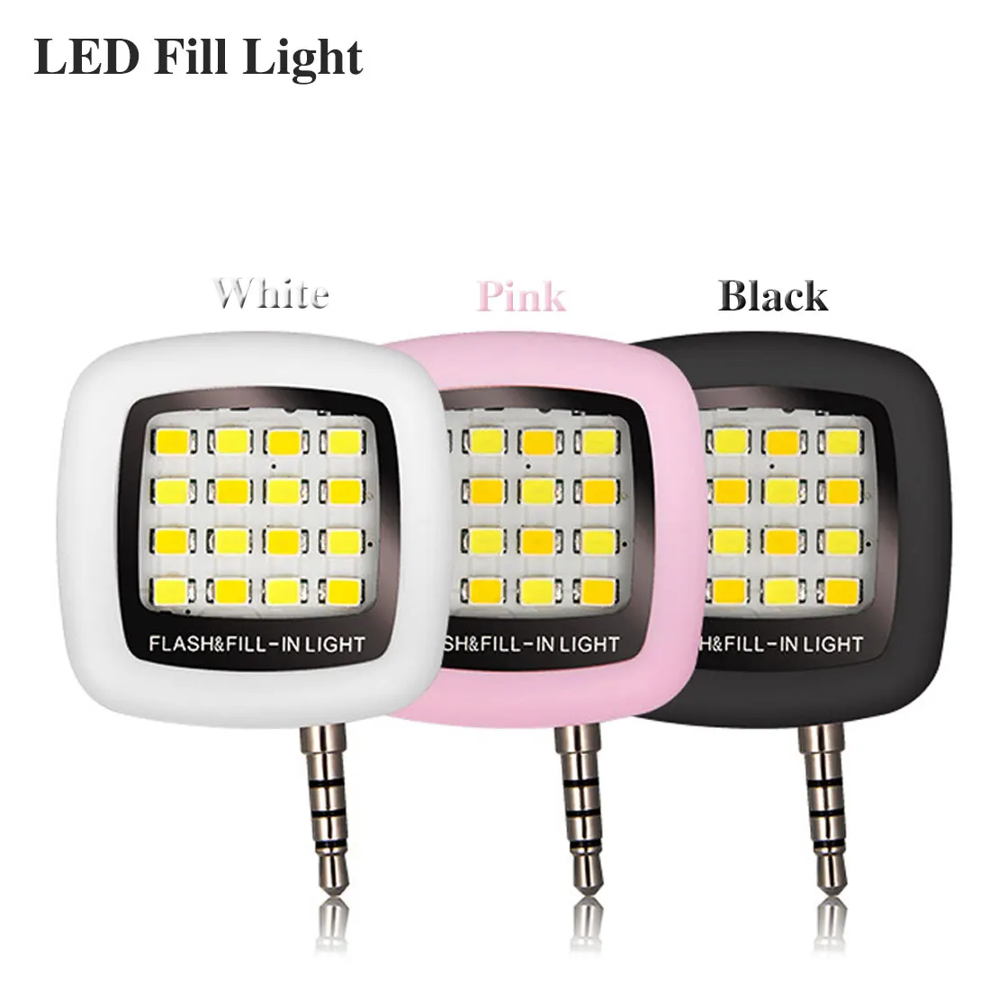 

Etmakit Universal android 16 led flash light selfie lamp lighting fill flashlight camera For Samsung mobile cell Phone lens