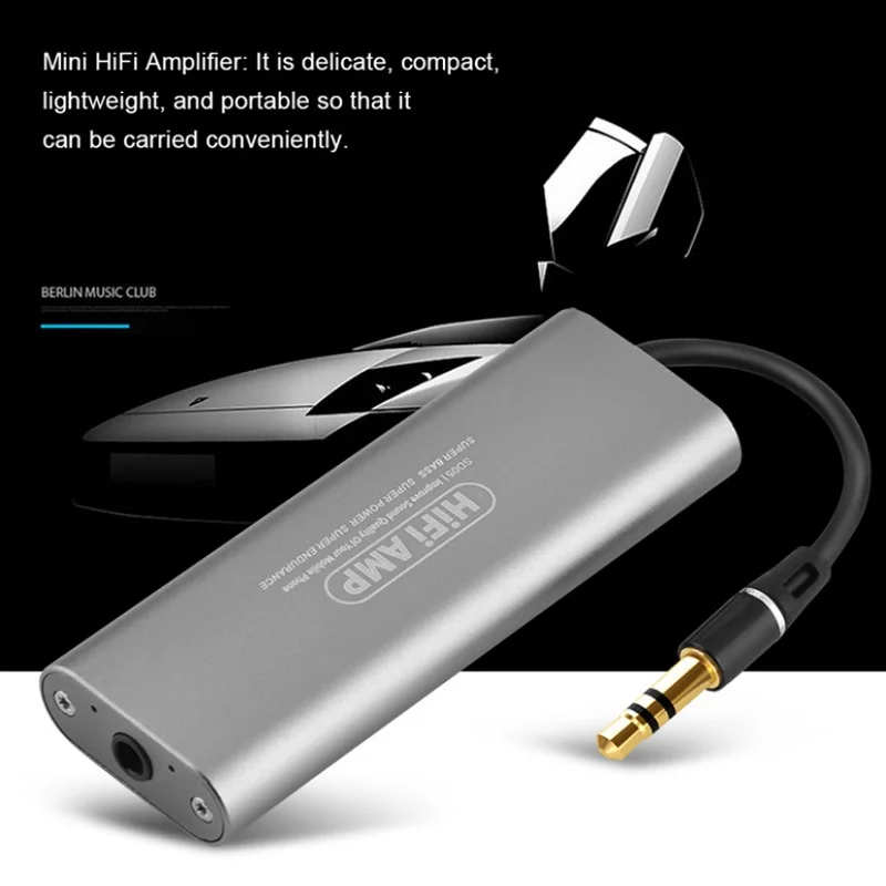 Leesound SD05 мини hifi-усилитель для наушников Профессиональный Портативный Мини 3,5 мм разъем для наушников аудио усилитель для мобильных телефонов