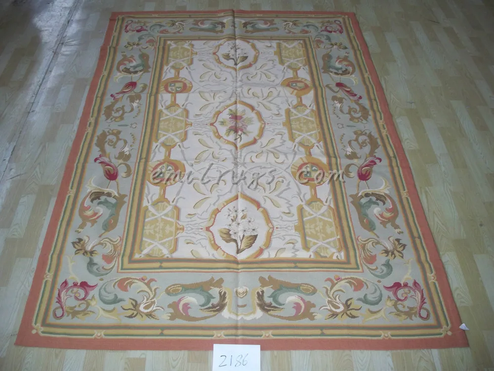 

Antique Needlepoint Throw New Wool Woolen Needlepoint Pillow Christmas Knitted Home Decore Art Carpet Natural Sheep Wool