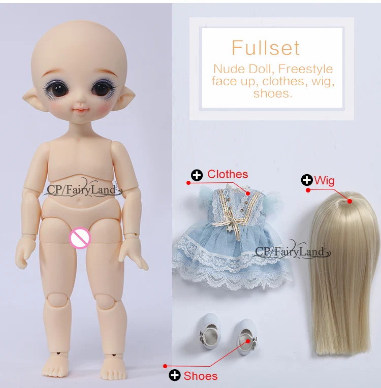OUENEIFS Pukifee Купидон Сказочная страна BJD SD куклы 1/8 тело Смола Модель для маленьких