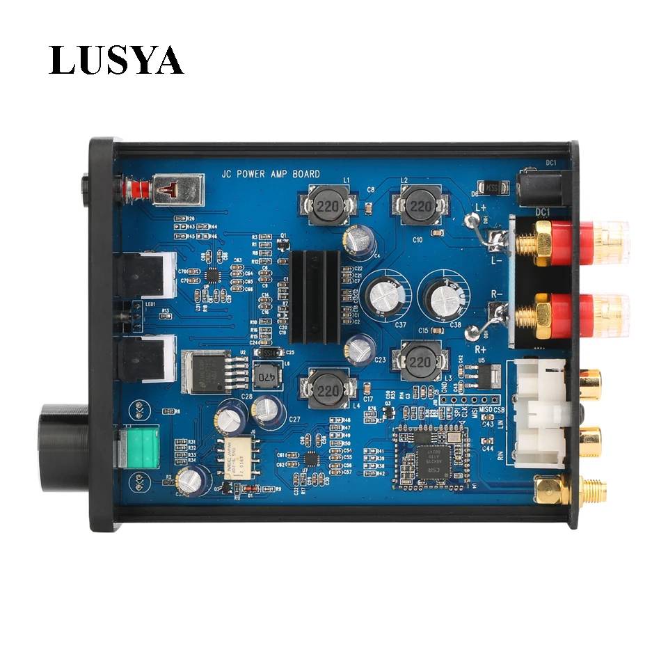 Lusya CSRA64215 Bluetooth 4.2 TPA6132 Headphone Amplifier 50W+50W dual channel APTX lossless HIFI digital audio amp T0071