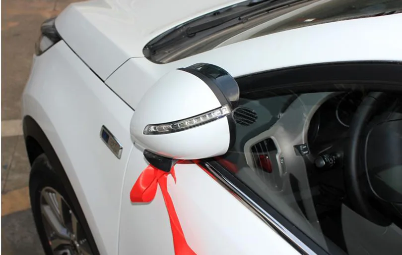 2 шт. накладки на боковые зеркала заднего вида для Kia Sportage R 2011 2012 2013 2014 2015|Навесы и