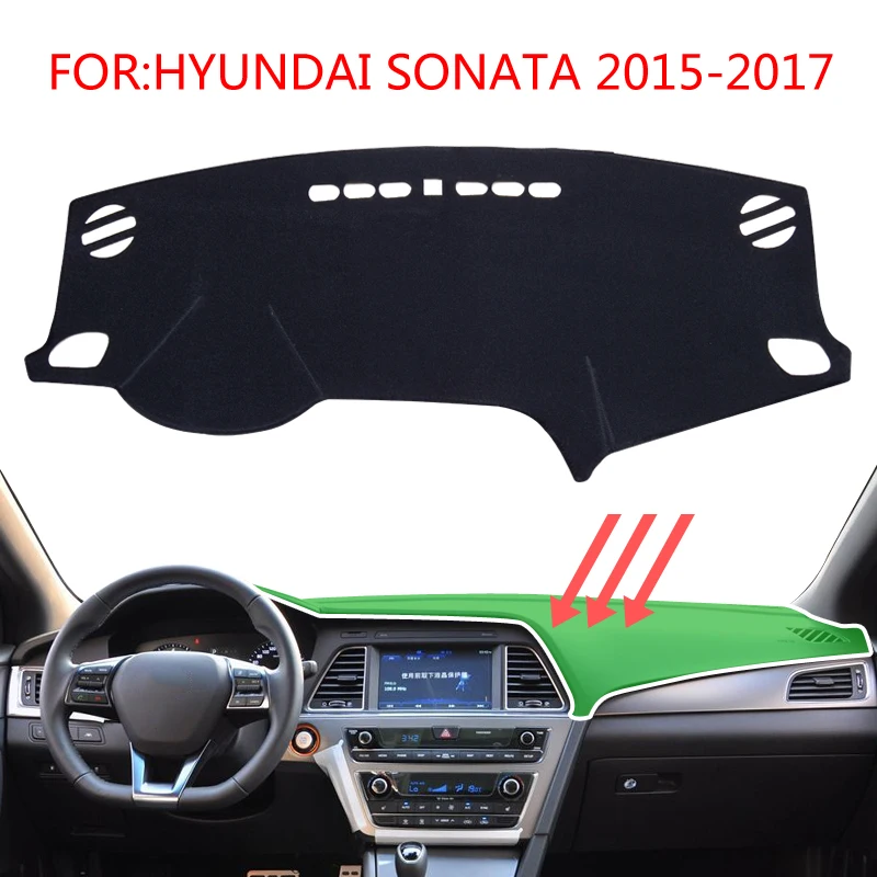 Smabee For Hyundai Sonata 9 2015-2021 Accessories Dashboard Pad ...