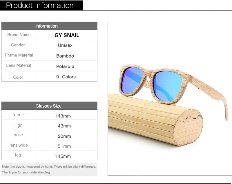 GYsnail поляризационный очки в деревянной оправе для мужчин бамбуковые солнцезащитные очки женщин брендовая Дизайнерская обувь оригинальные