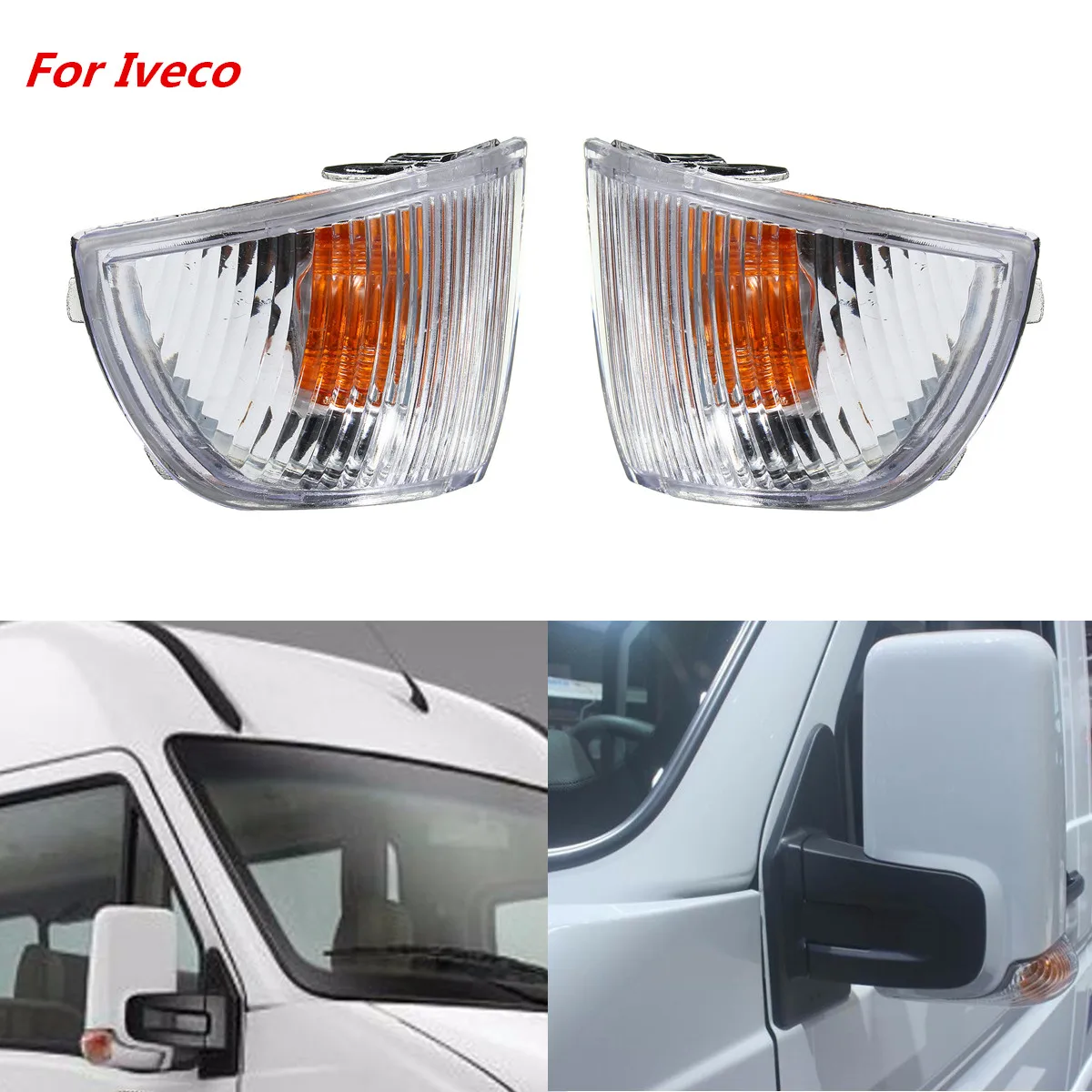 

New Car Wing Mirror Indicator Lens Lamp Light Lamp Lens Housing Cover For Iveco Daily 2006-2011 Without Bulbs Right