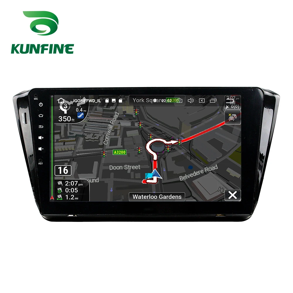 Best Octa Core 4GB RAM Android 8.0 Car DVD GPS Navigation Multimedia Player Car Stereo Deckless for SKODA Superb 2015 Radio 3