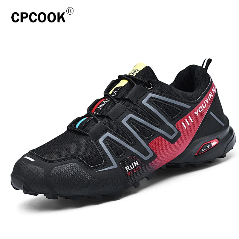 

2018 Men Sneaker Waterproof Trekking Men Hiking Shoes Mountain Climbing Shoes Outdoor Male Hiking Boots Hunting Sports Big39-48