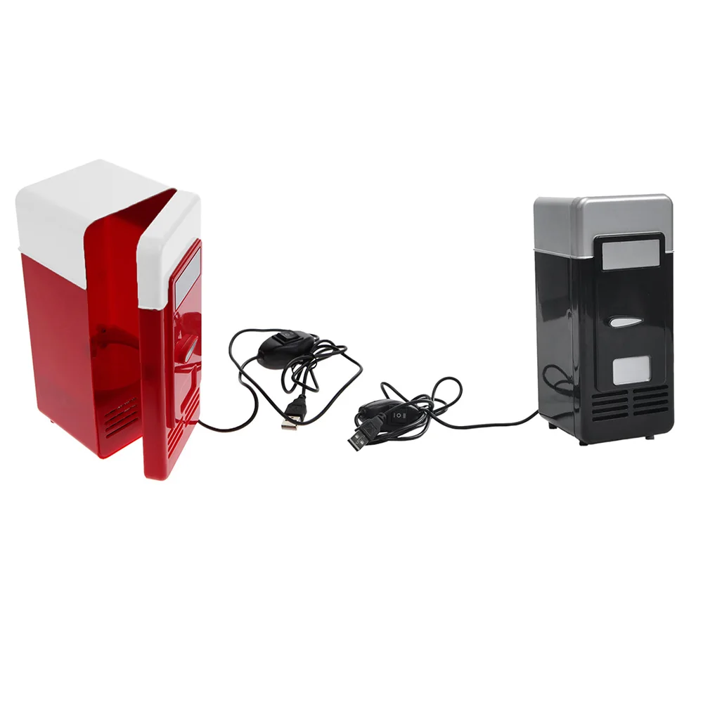 Household Car Mini Fridge Desktop Fridge Usb Gadget Beverage Cans