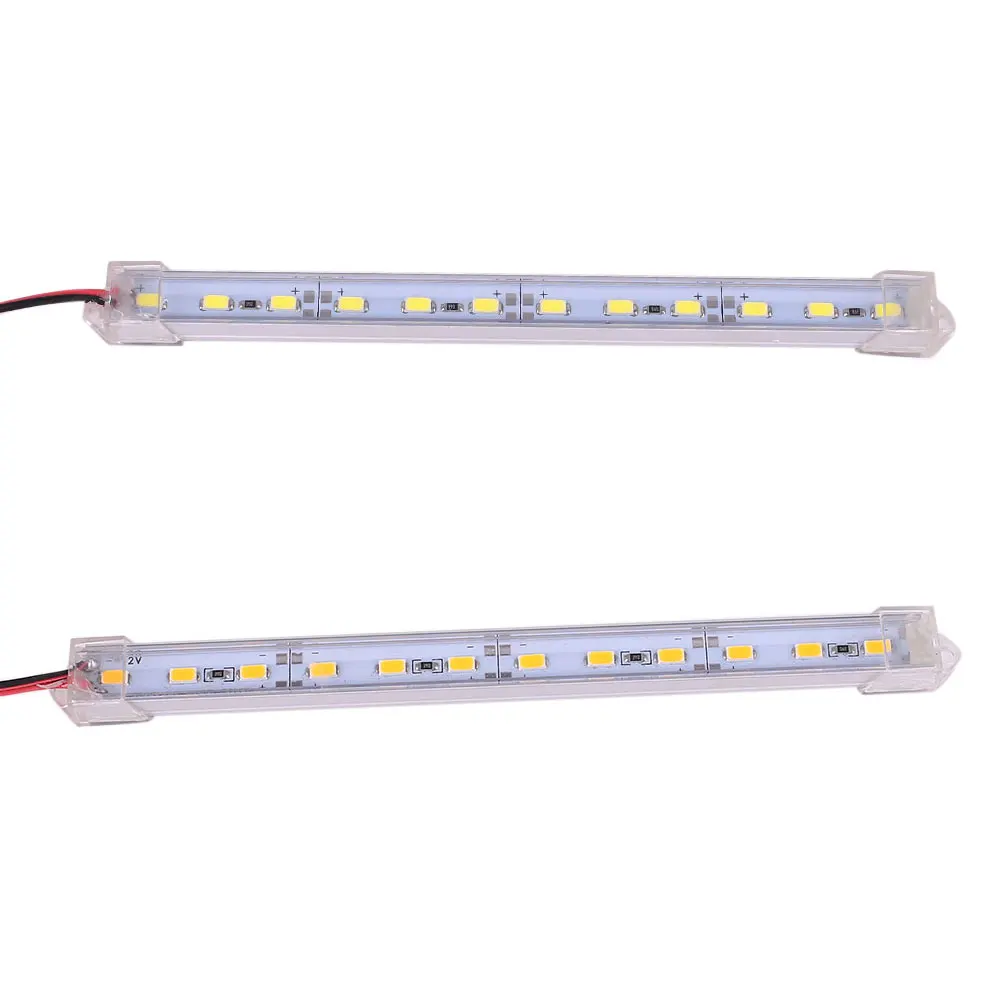 

Mabor 1M 12LED 5630 Hard Transparent Light Bar Strip Bars Transparency Lighting Clamp