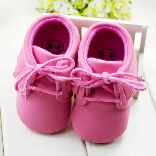 Pink color Soft Bottom toddler boots 