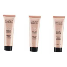 Горячая Распродажа, Осветляющий базовый тональный крем, полное покрытие, макияж для лица, отбеливающий BB крем, стойкий увлажняющий консилер для лица, контроль жирности