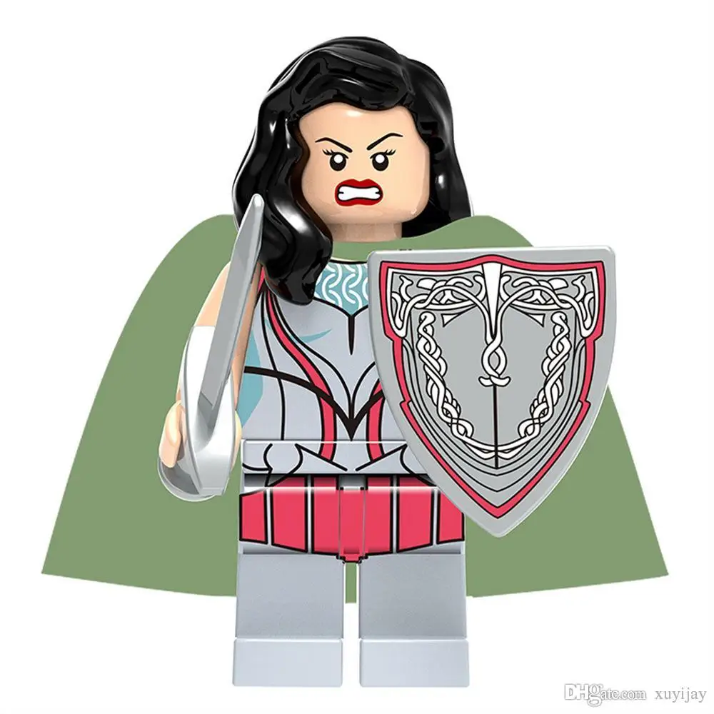 Beste Enkele Verkoop MMovie Thor Ragnarok Sif met Cape SUPER HEROES Model Minifig Monteren Model DIY Bouwstenen Kinderen Speelgoed