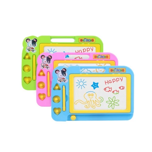 children plastic sketchpad work the magnetic panel Graffiti drawing board toys color writing board  learning education toy