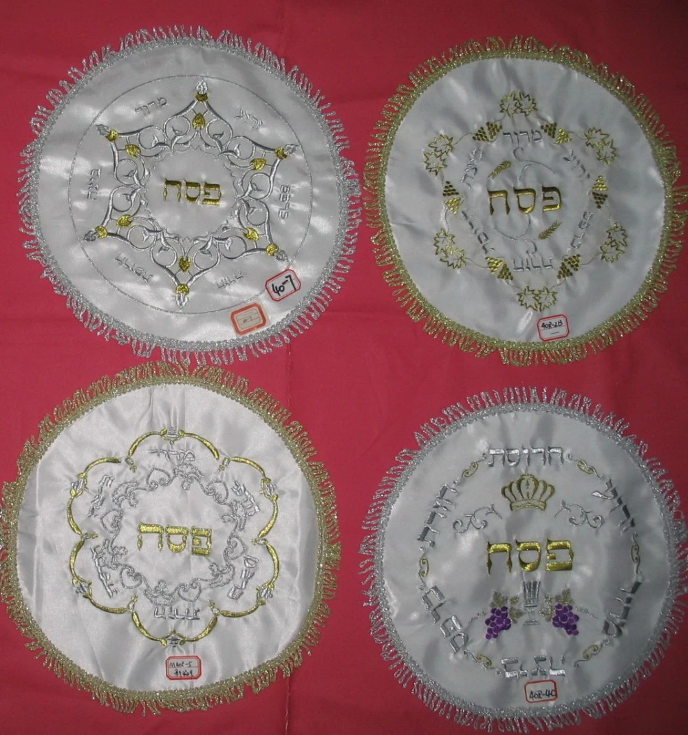 EXTRA CHARGE FOR CUSTOMISED PASSOVER MATZAH COVERS GIFT PRICE PER LOT( 2 pieces) mens white scarf