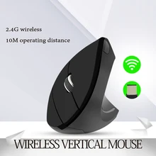 Надежная игровая мышь 5D 2,4 ГГц беспроводная эргономичная вертикальная для ПК ноутбука sem fio USB игровая мышь Jul6 Macbook air 13/pro 13