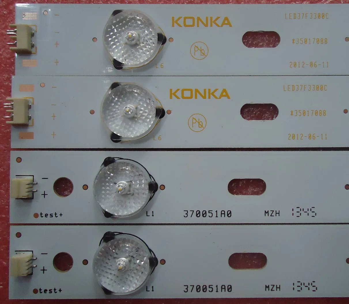 Для konka LED37F3300C Лампа Артикул 35017088 35017087 37021425 1 шт. = 5 светодиодов | Электроника
