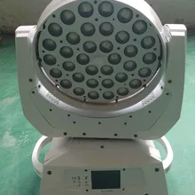 2 шт./лот светодиодный источник света 36 шт.* 15 Вт 5 в 1 RGBWY светодиодный промывочный движущаяся головка зум DJ освещение дискотечное оборудование для бара