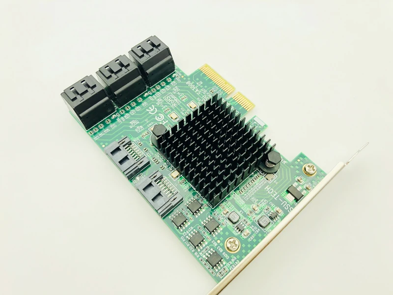PCI E Express на SATA 3 0 III 6 ГБ контроллер карточка SSD PCIe 8 портов SATA3.0 адаптер Raiser