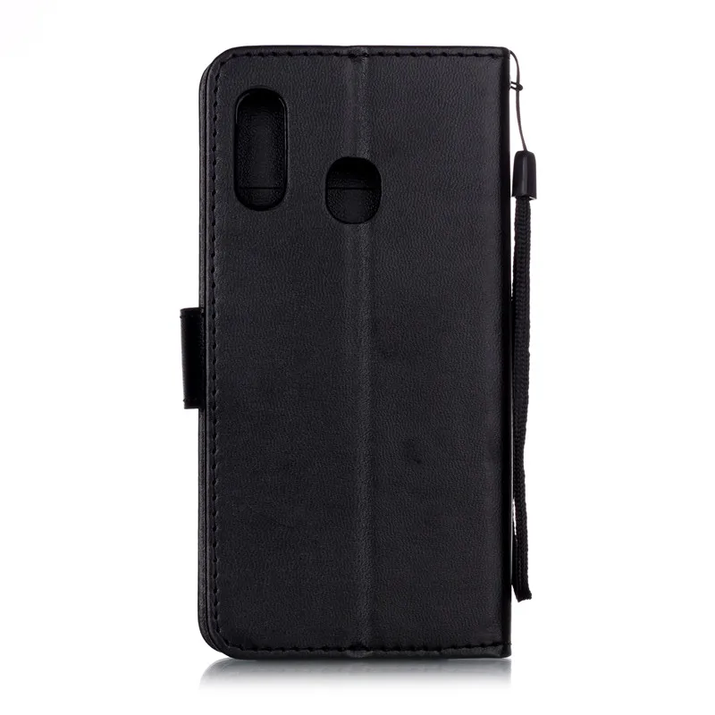 Чехол для samsung Galaxy A20, чехол для Funda samsung A20e A202 A 20 A205F, однотонный кожаный чехол-книжка, чехлы для телефонов
