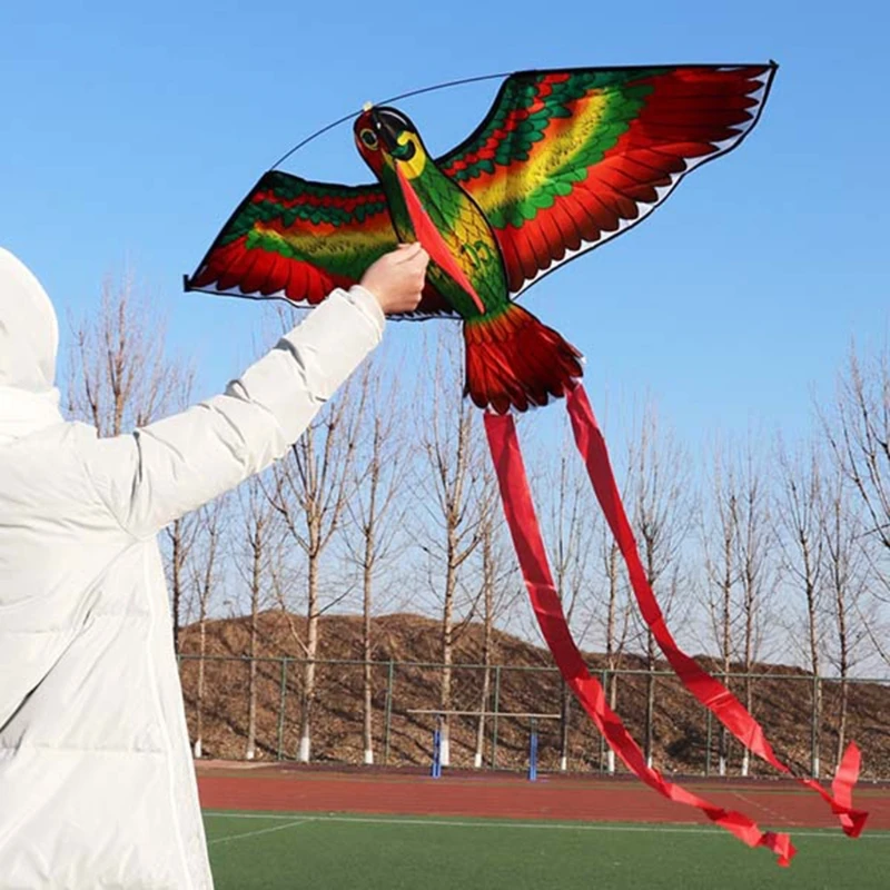 

43inch Parrot Kite /Bird Kites Outdoor Kites Flying Toys Simulation Parrots Kite For Children Kids For Children Gift