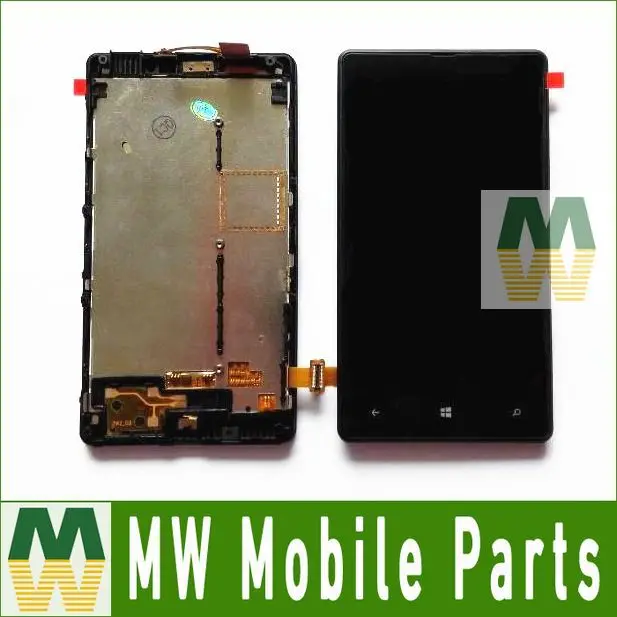 

High Quality 1PC /Lot For Nokia Lumia 820 N820 LCD Display+Touch Screen+Frame Full Assembly Free Shipping+Tracking Number