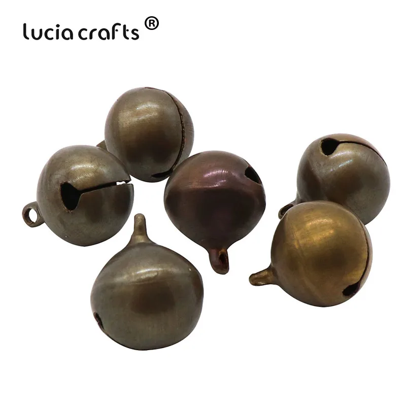 Lucia crafts, мульти упаковка, металл, бронза, Ретро стиль, колокольчики, сделай сам, для дома, рождественская елка, украшения, вечерние, аксессуары, H0107