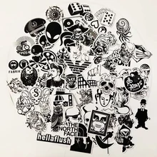 Black cool stickers Europe and the United States personality suitcases notebook skateboard street fashion waterproof car sticker Black cool stickers Europe and the United States personality suitcases notebook skateboard street fashion waterproof car sticker