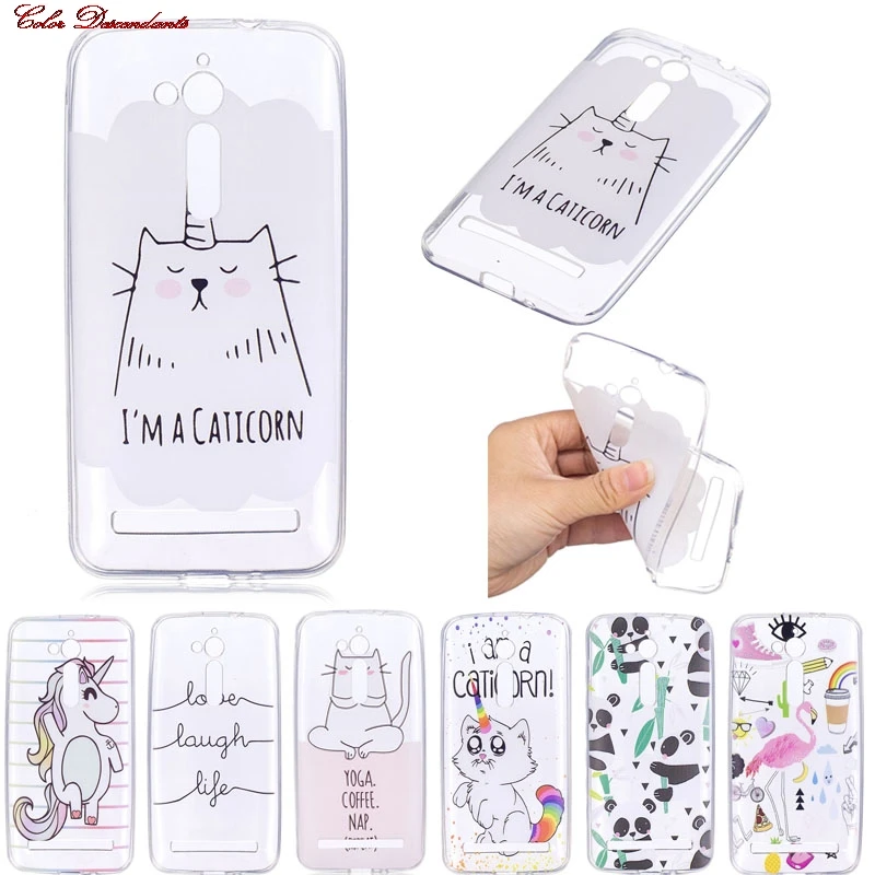 Мягкий чехол из ТПУ для Coques ASUS ZB500KL X00AD Zenfone Go 2016 ZB 500 KL 500KL ZB500 крышки корпусов