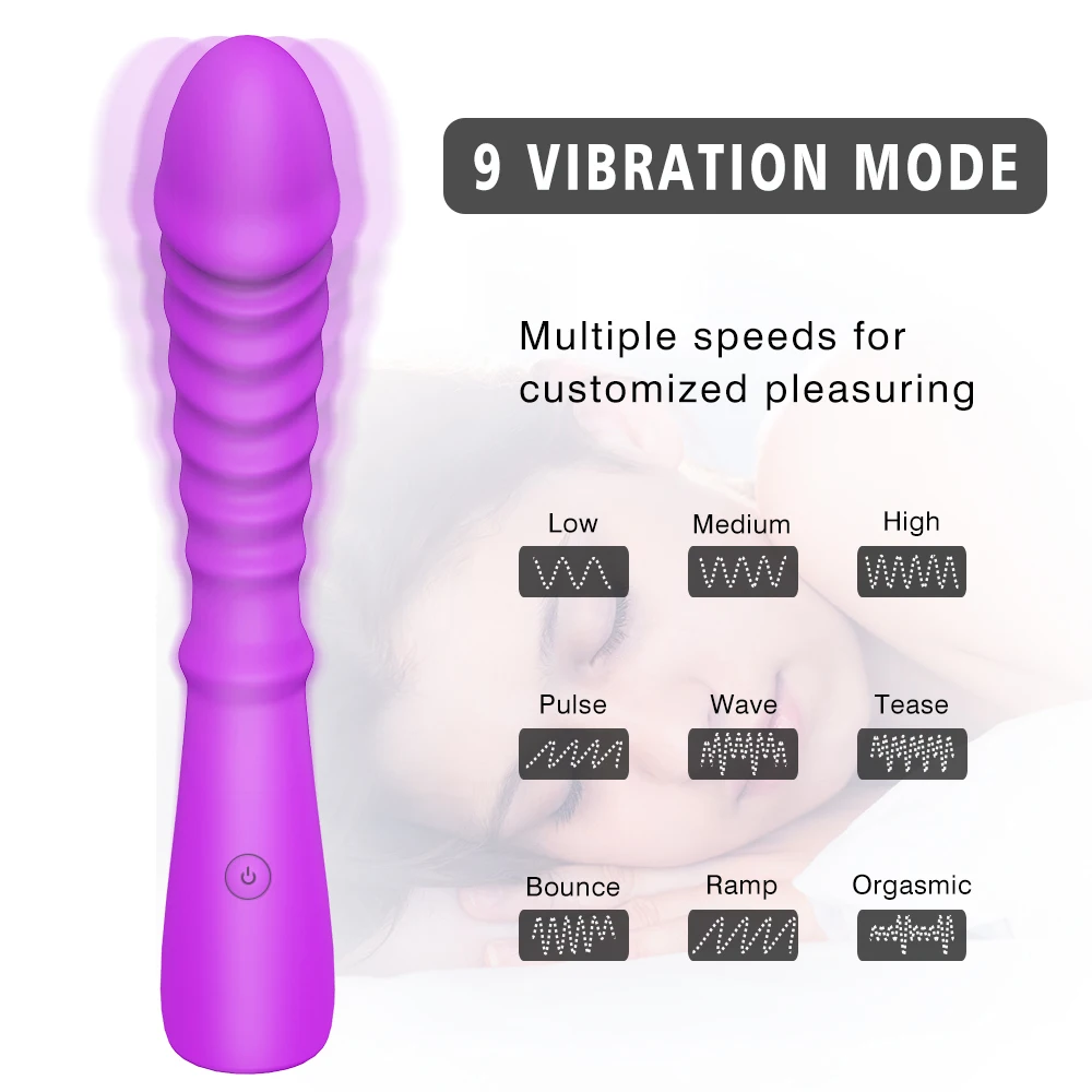 PHANXY Vibrators For Women Dildo G Spot Magic Wand Vibrator Vagina Clitoris Female Massager Masturbation Electric Motor Sex Toys (6)