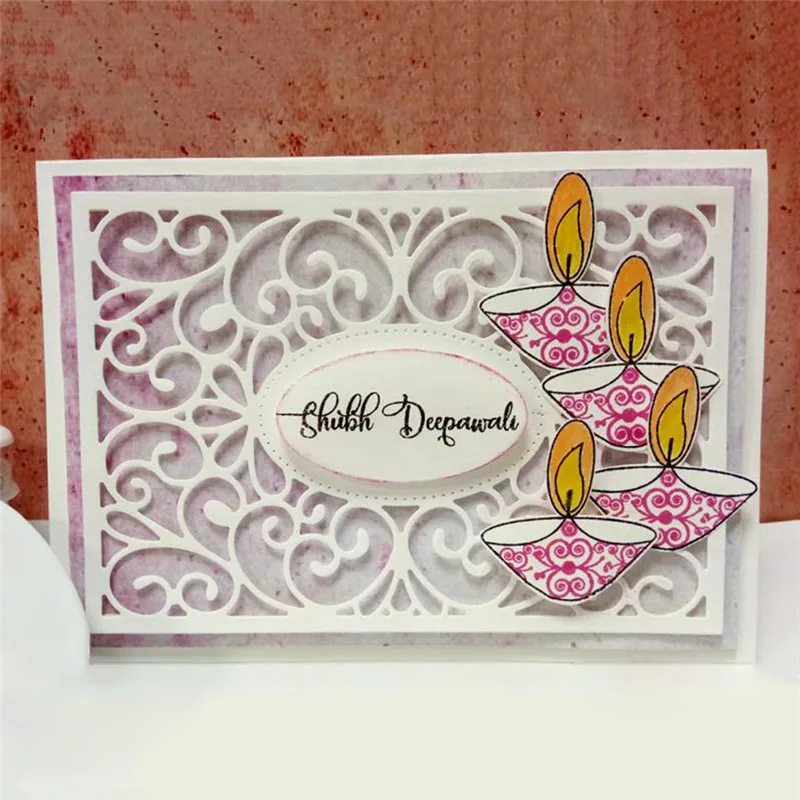 

Eastshape Candle Dies Background Metal Cutting New Dies Cover for New 2019 Craft Frame Die Scrapbooking Card Making Die Cut