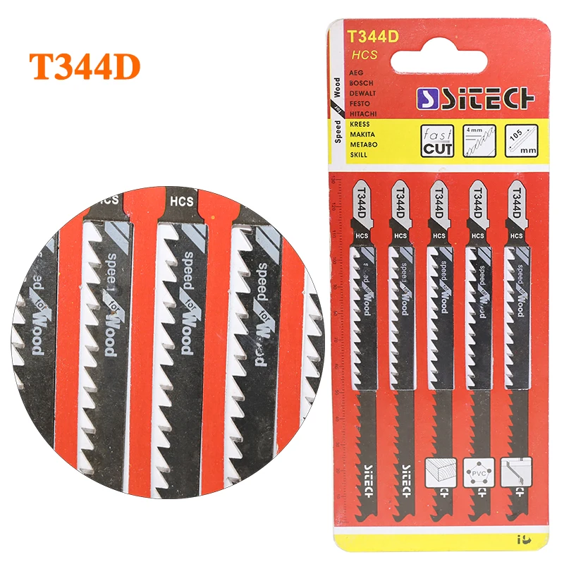 

5Pcs/set HCS Super-long 135mm Reciprocating Saw Blade Wood Power Tools Saw Blades Cleaning Cutters For Wood & PVC Fibreboard