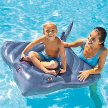 Надувное кольцо для плавания с животными, бассейн, поплавок, водные вечерние игрушки, Boia Piscina, детский надувной матрас, ПВХ материал с захватом