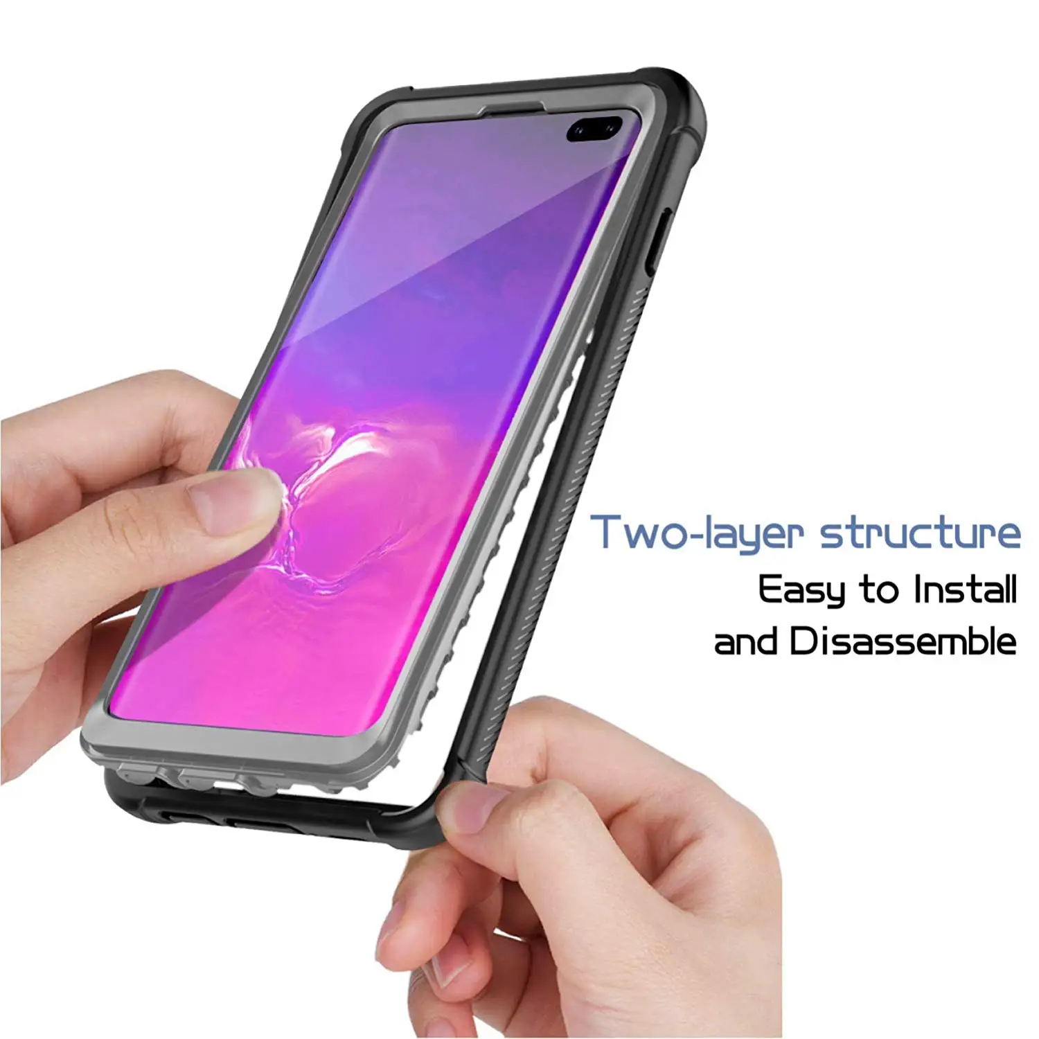 Полная защита тела чехол для телефона для Samsung Galaxy S8 S9 S10 S10e S10 плюс примечание 9 ясно противоударный чехол с Экран протектор