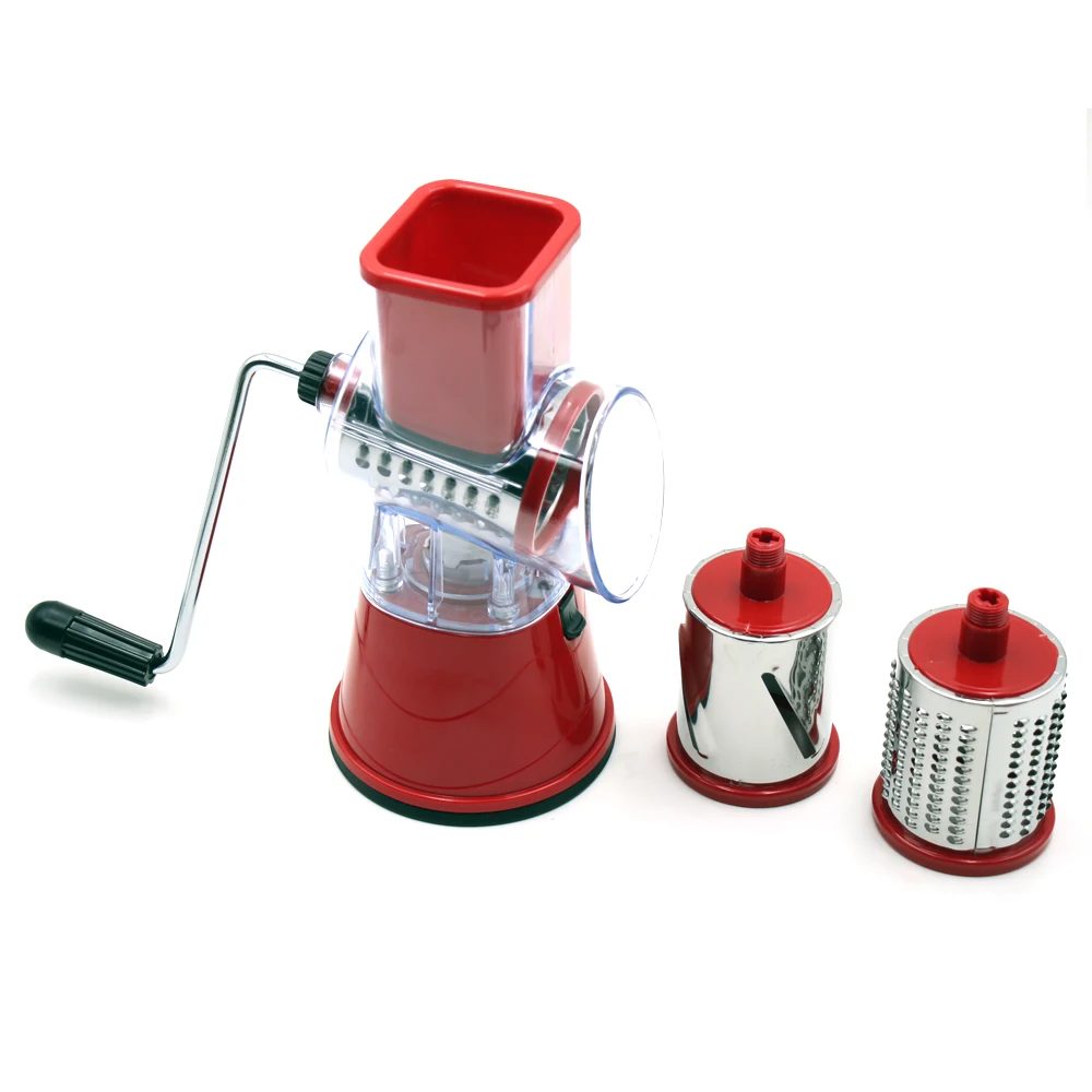 Дешево LIHUACHEN ручная овощерезка Многофункциональный Круглый мандолиновый слайсер для картофеля и сыра кухонные терки инструменты кухонные