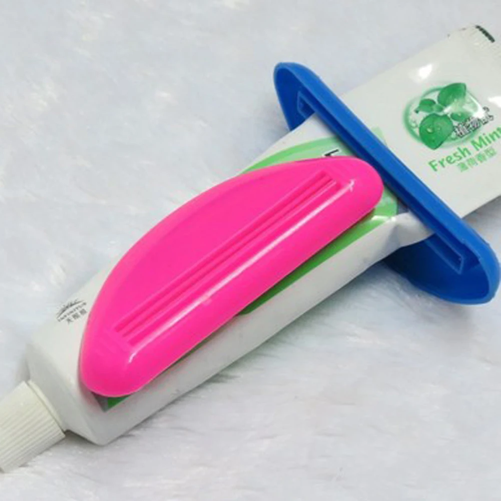 1 Pc Random Color Dispenser Squeeze Tube Squeezer Easy Press Toothpaste